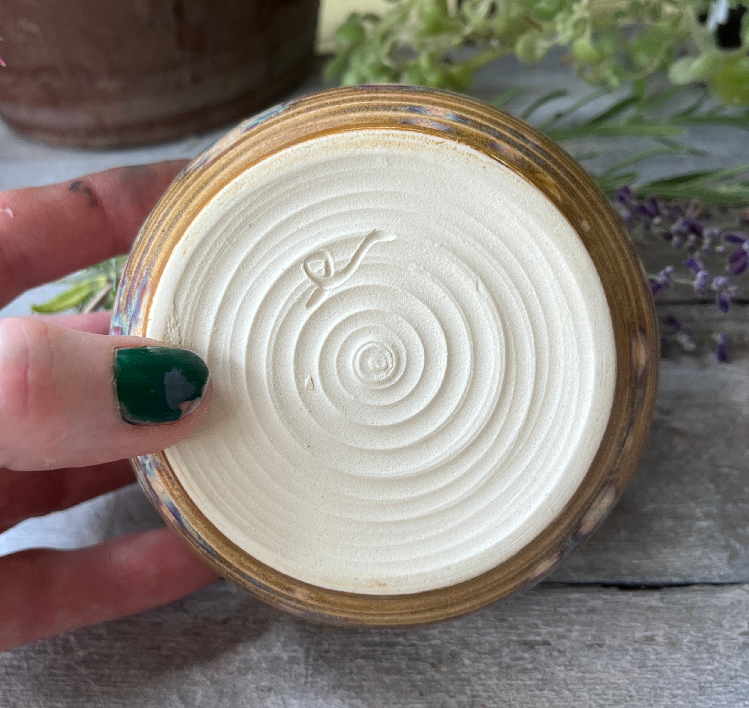 Handmade Stoneware Bowl, Wheel-Thrown Pottery – Moon Tide