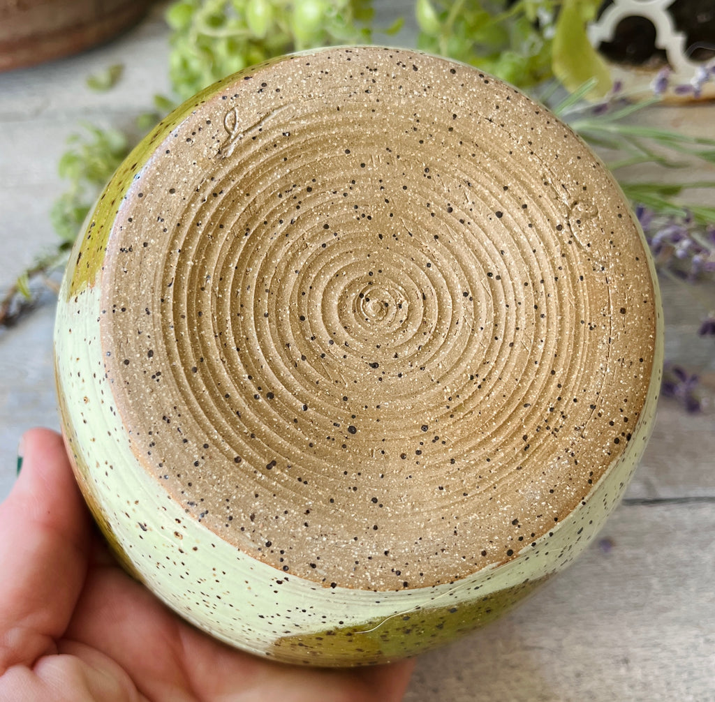 Handmade Stoneware Bowl, Wheel-Thrown Pottery – Stepping Stones