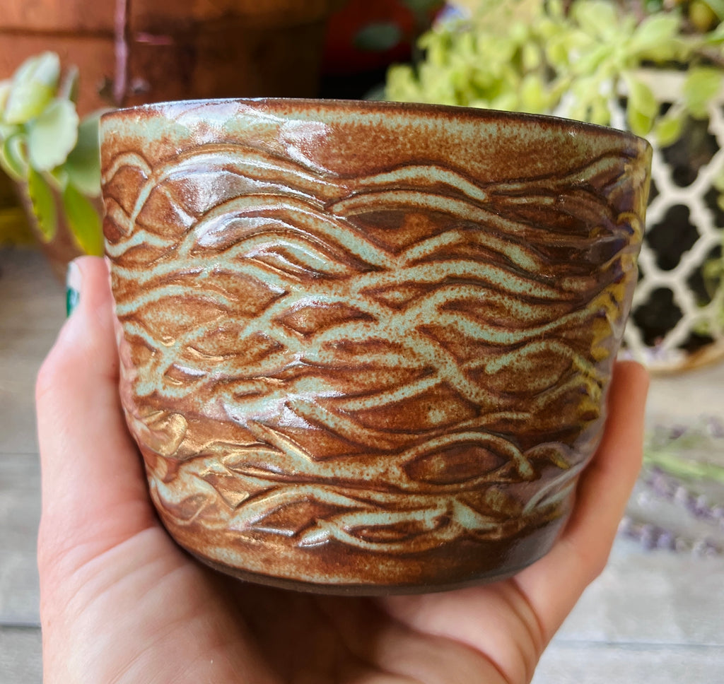 Handmade Stoneware Bowl, Wheel-Thrown Pottery – Roots