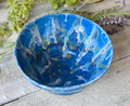 Handmade Stoneware Bowl, Wheel-Thrown Pottery – Rain Garden