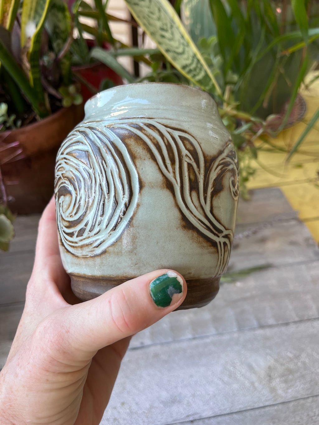 Handmade Stoneware Bowl, Wheel-Thrown Pottery – Woven Earth