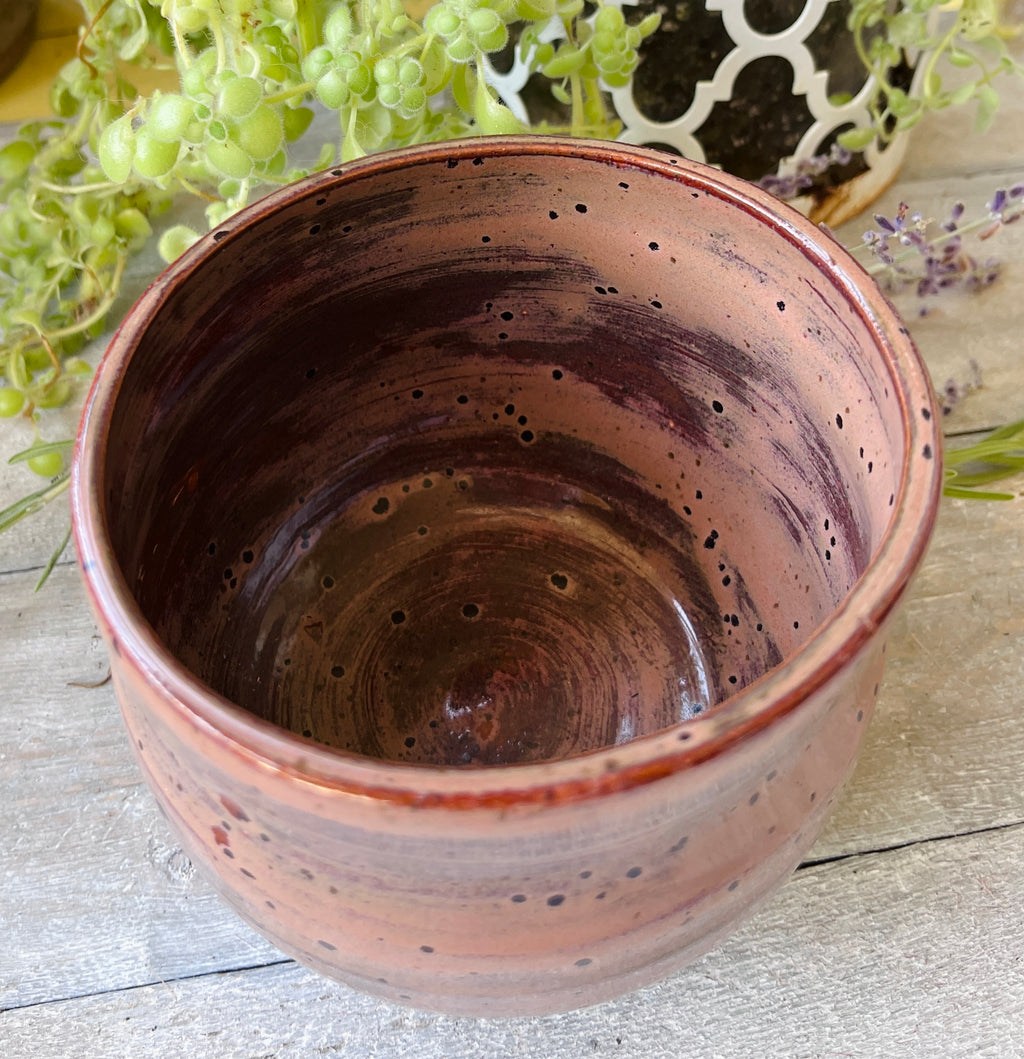 Handmade Stoneware Vessel, Wheel-Thrown Pottery – Afterglow