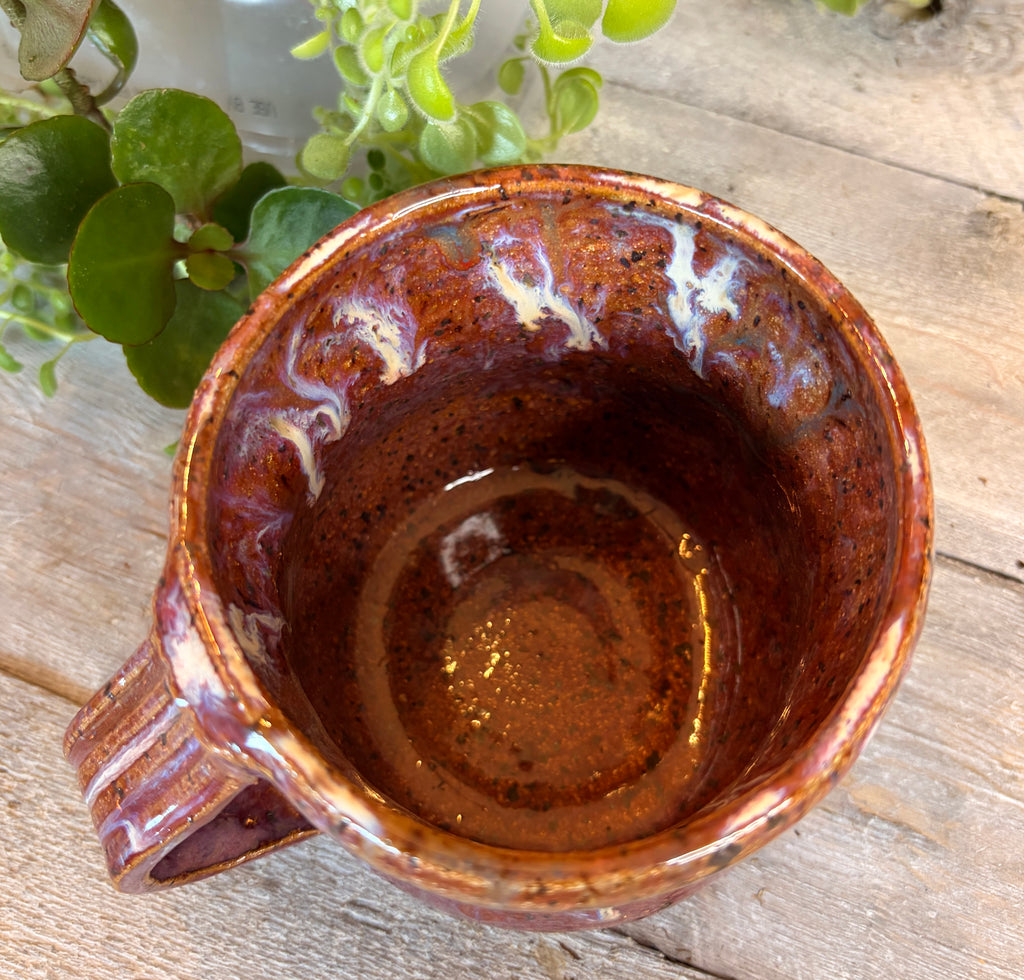 Wheel-Thrown Stoneware Coffee & Tea Mug – Wild Plum