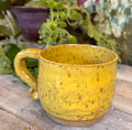 Wheel-Thrown Stoneware Coffee & Tea Mug – Golden Meadow