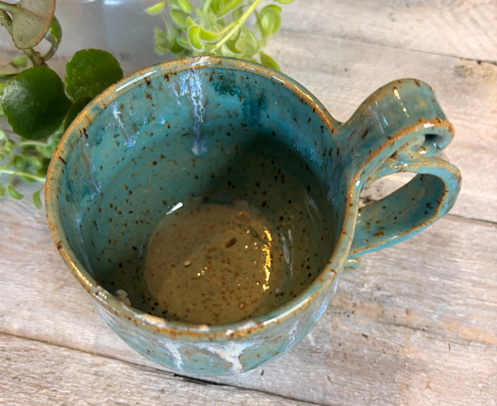 Wheel-Thrown Stoneware Coffee & Tea Mug – Hidden Cove